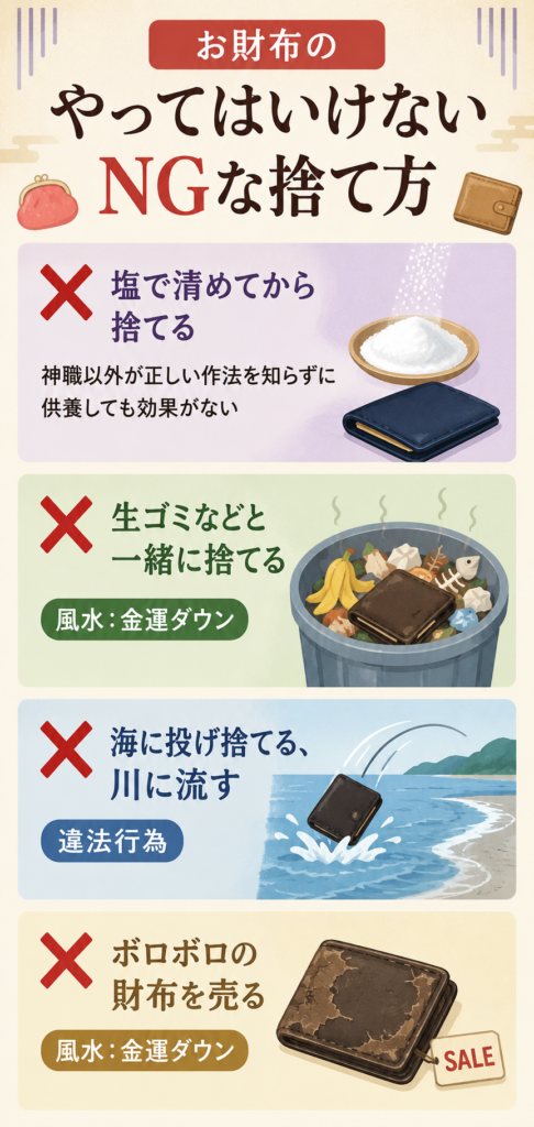 財布 捨て方 処分 風水 金運