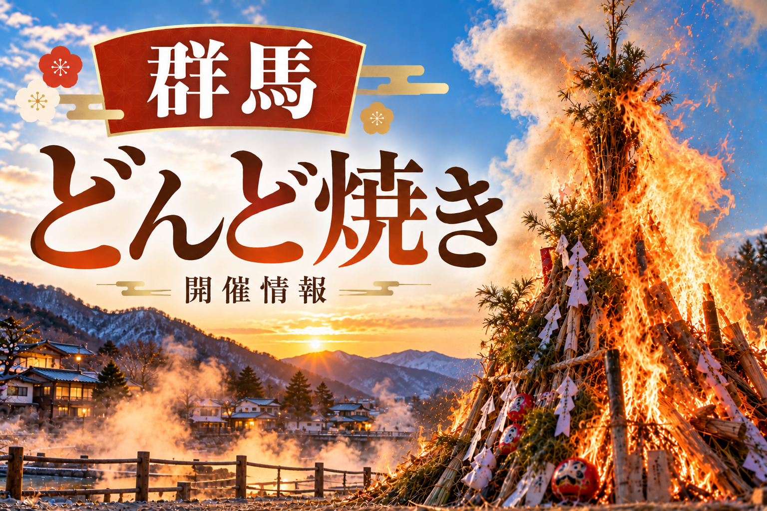 群馬 どんど焼き お焚き上げ