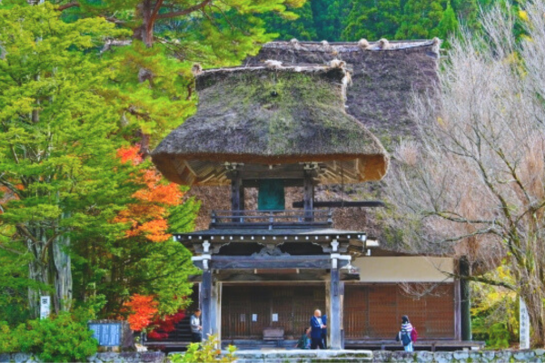 明善寺 岐阜 白川郷 初詣