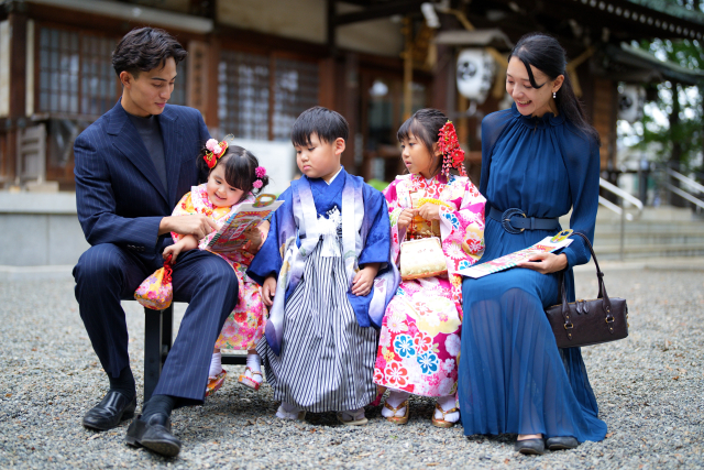 参拝 親子 フォーマル 着物