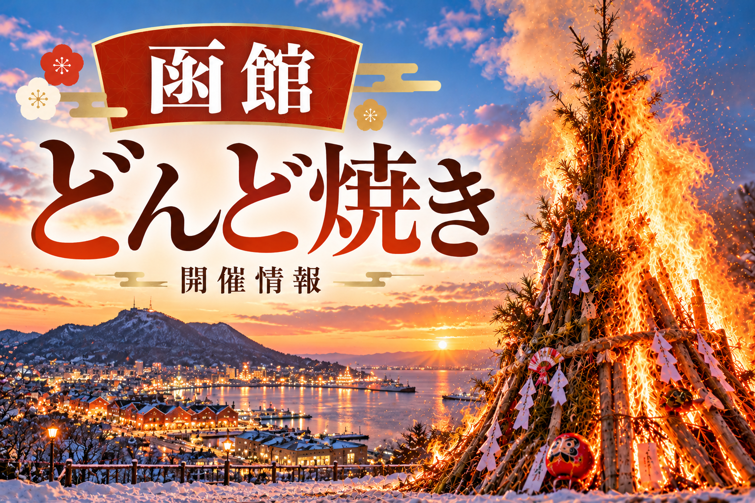 函館 どんど焼き