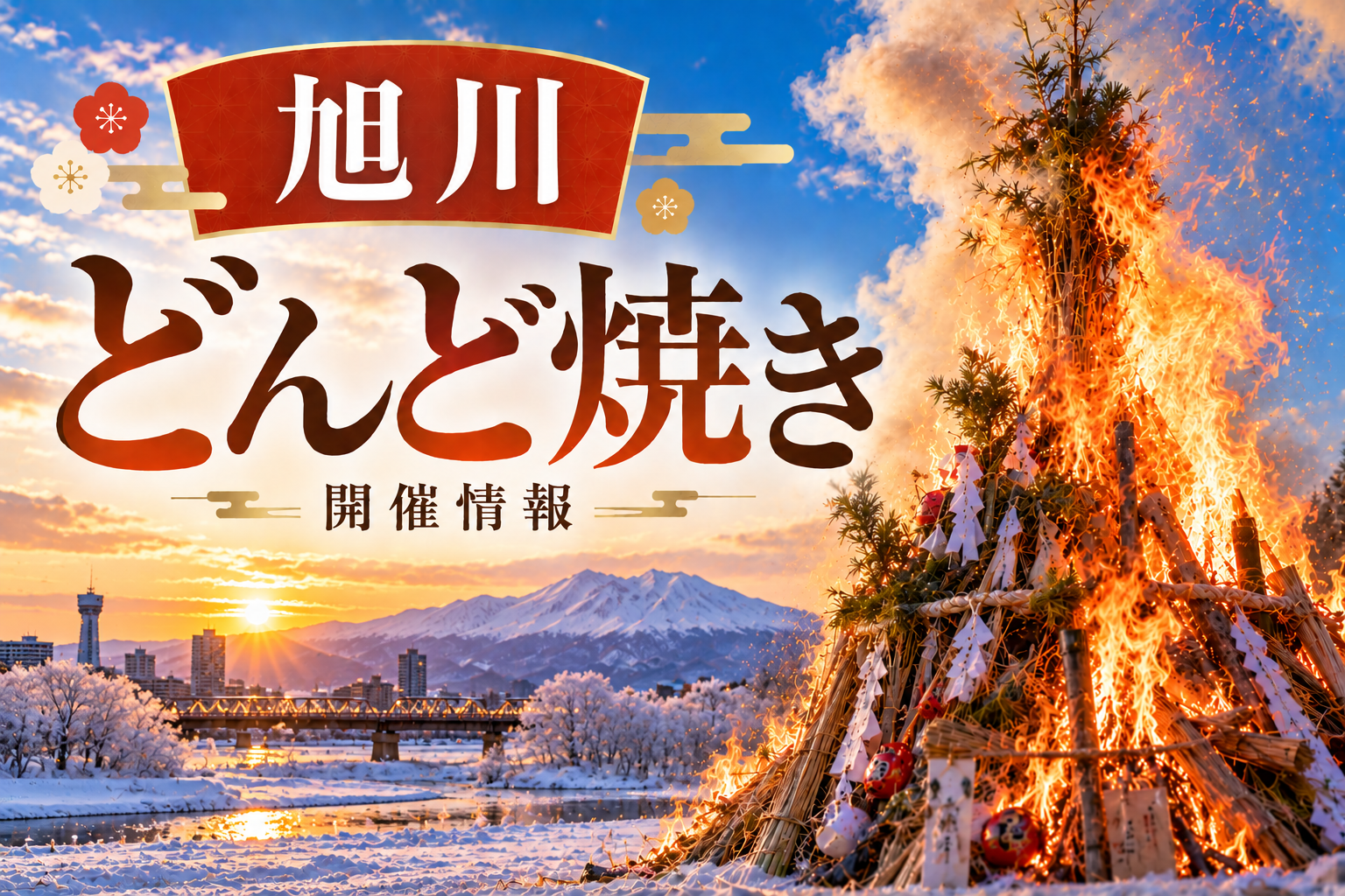 旭川 どんど焼き お焚き上げ
