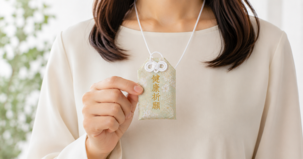 お守り 持ち歩き方 紐 首から下げる 身につける