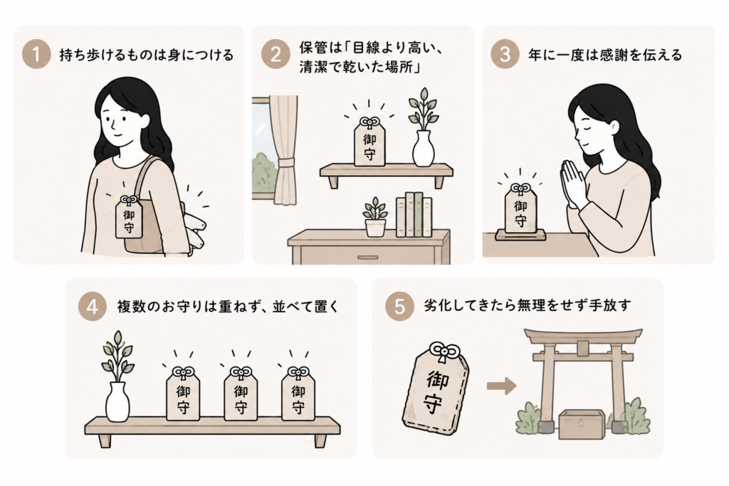 古いお守り 持ち続ける