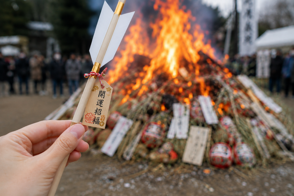 破魔矢 処分 どんど焼き お焚き上げ