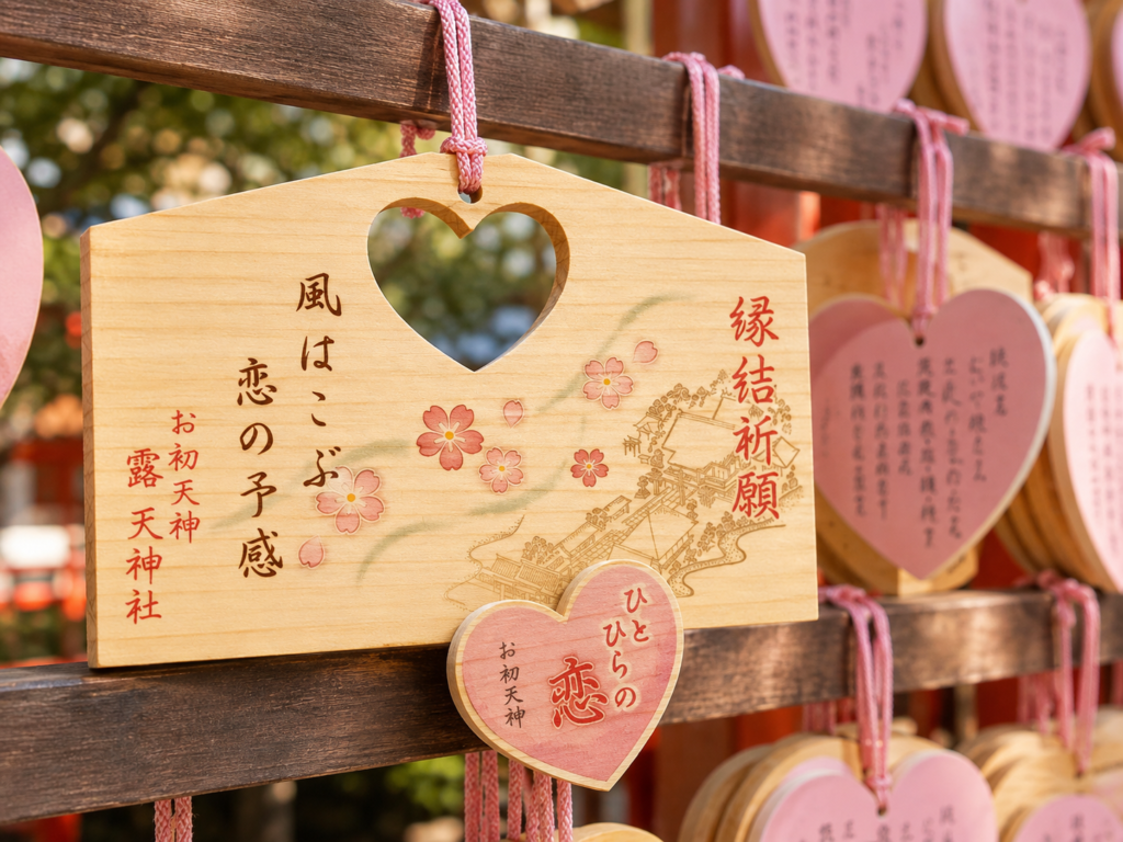 露天神社（お初天神）「良縁成就絵馬」｜大阪府大阪市