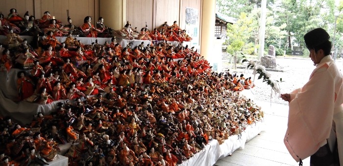 福井県護国神社「人形感謝祭」