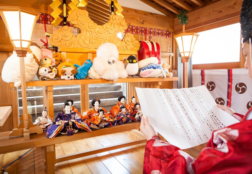 結城諏訪神社 茨城 人形供養