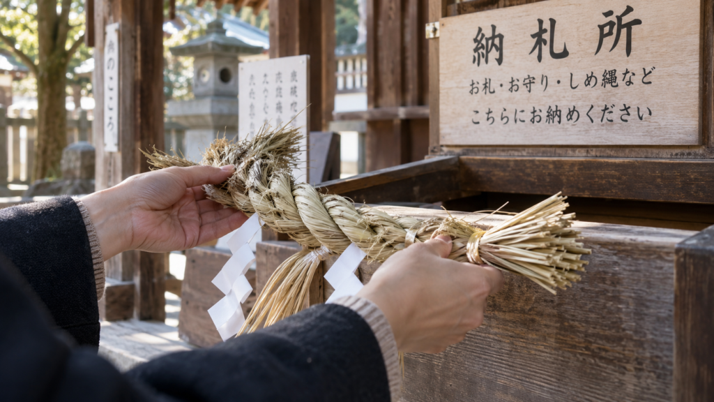 しめ縄 処分 返納 神社