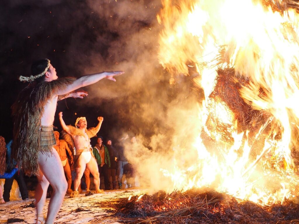 小谷村「大網火祭り」|北安曇郡小谷村