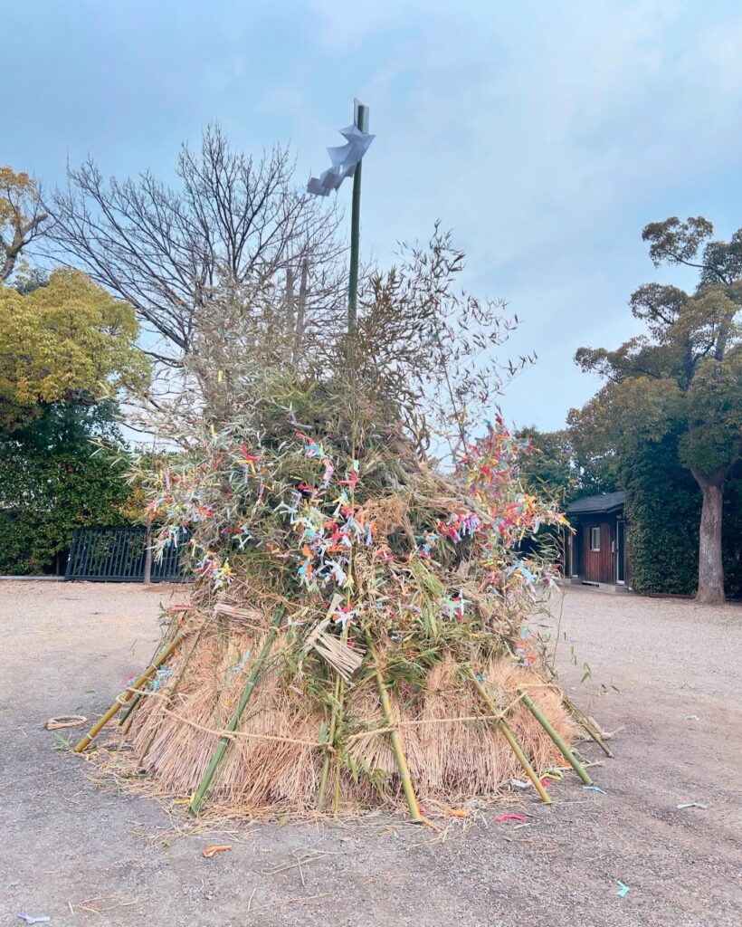 百舌鳥八幡宮「小正月とんど神事」｜堺市北区