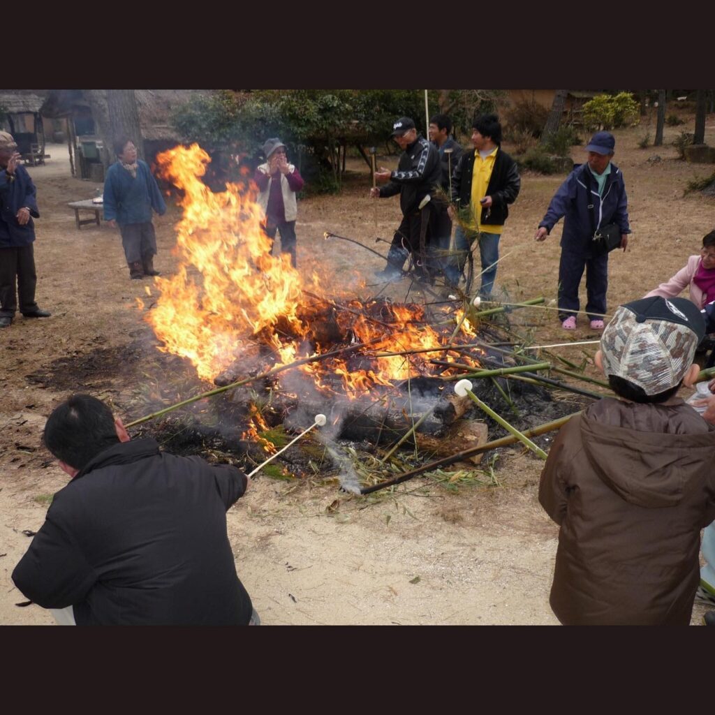 中世夢が原「とんど祭り」|井原市