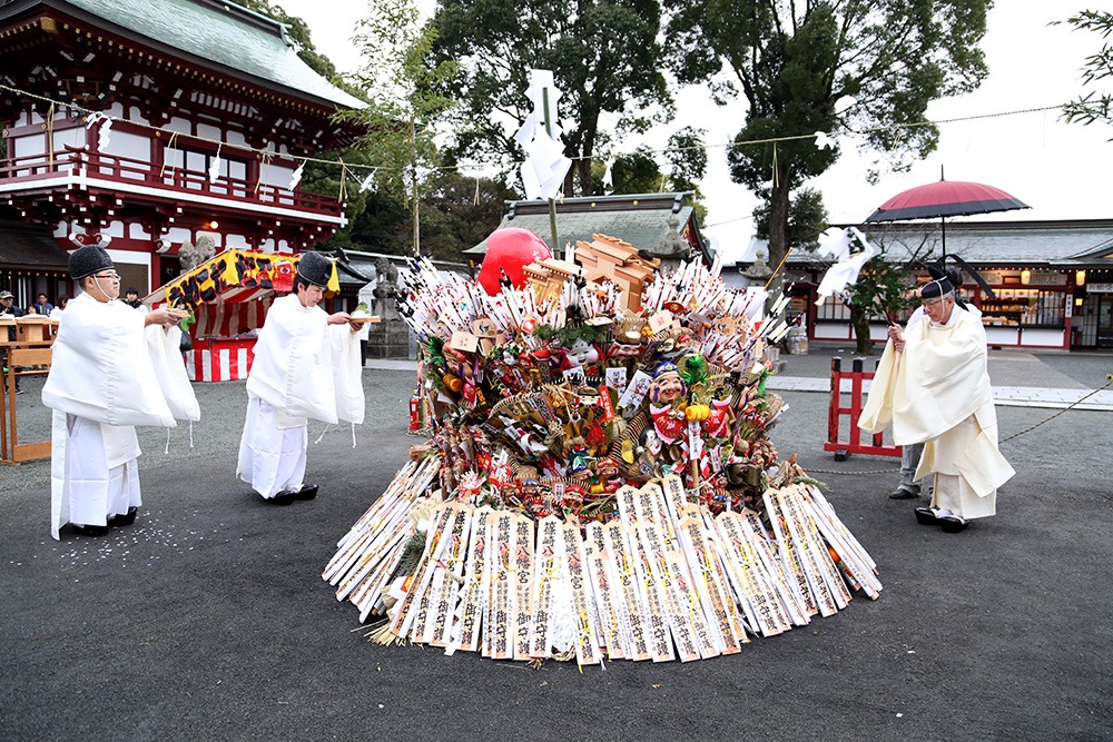 篠崎八幡神社「どんど焼き祭」｜北九州市小倉北区