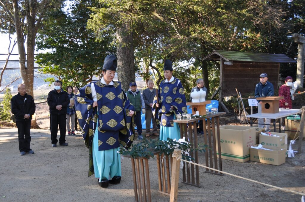 髙野神社「とんど祭」|津山市