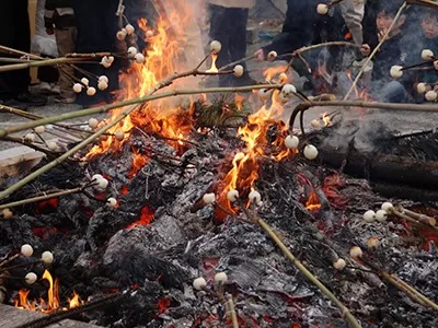 武州柿生琴平神社「どんど焼き」｜川崎市麻生区