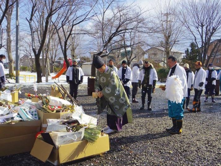 三皇熊野神社「どんど祭」|秋田市