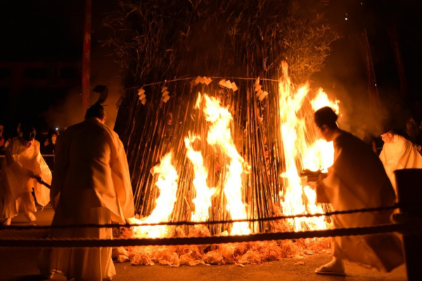 祐徳稲荷神社 お火焚き