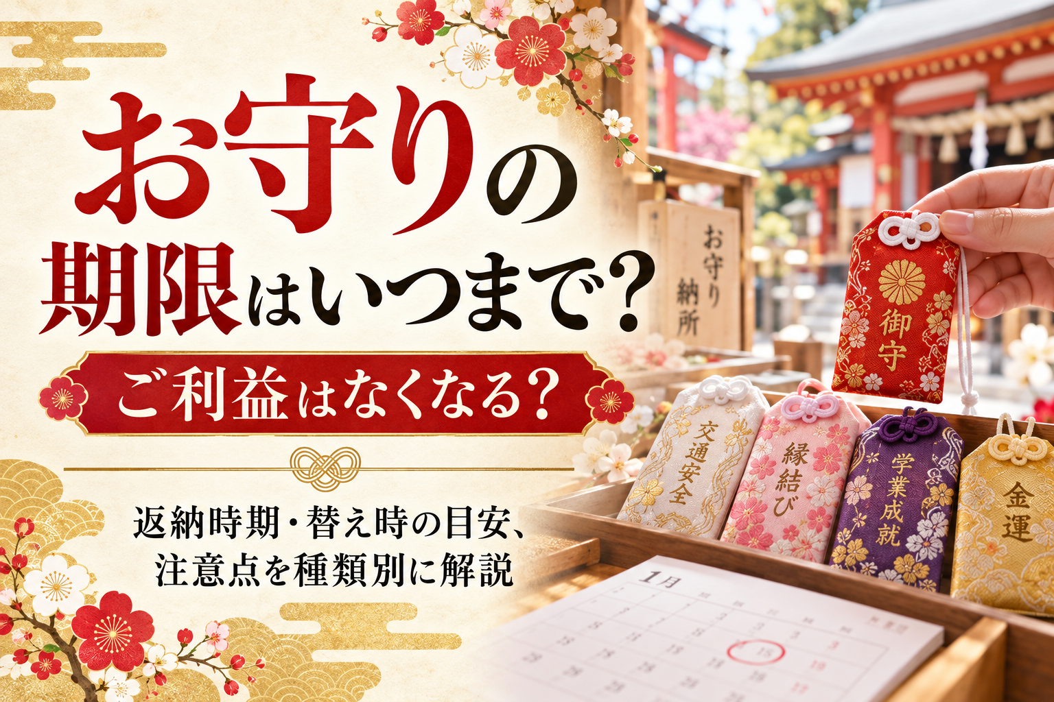 お守り 期限 ご利益 いつまで