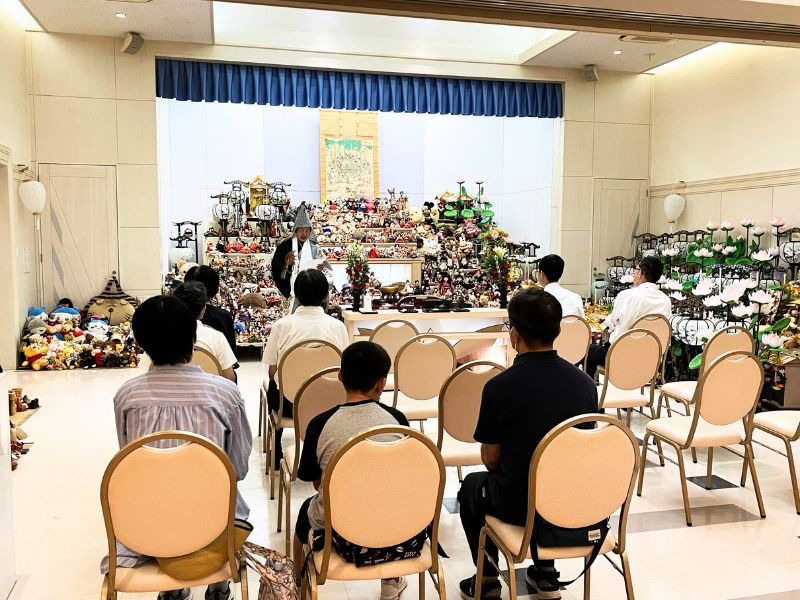 大和会館 初盆飾り・人形供養祭|姫路市飾磨区