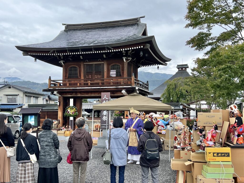 人形の山川 人形供養祭