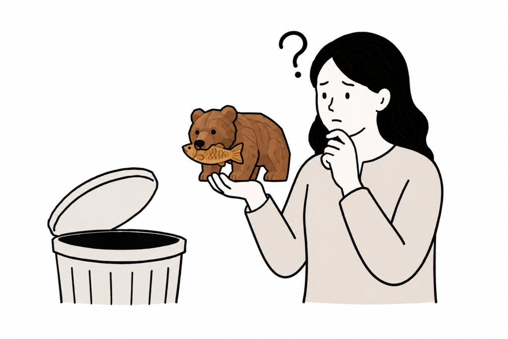 木彫りの熊 処分 捨て方 分別 ゴミ