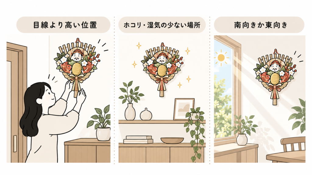 熊手 飾り方 場所 方角