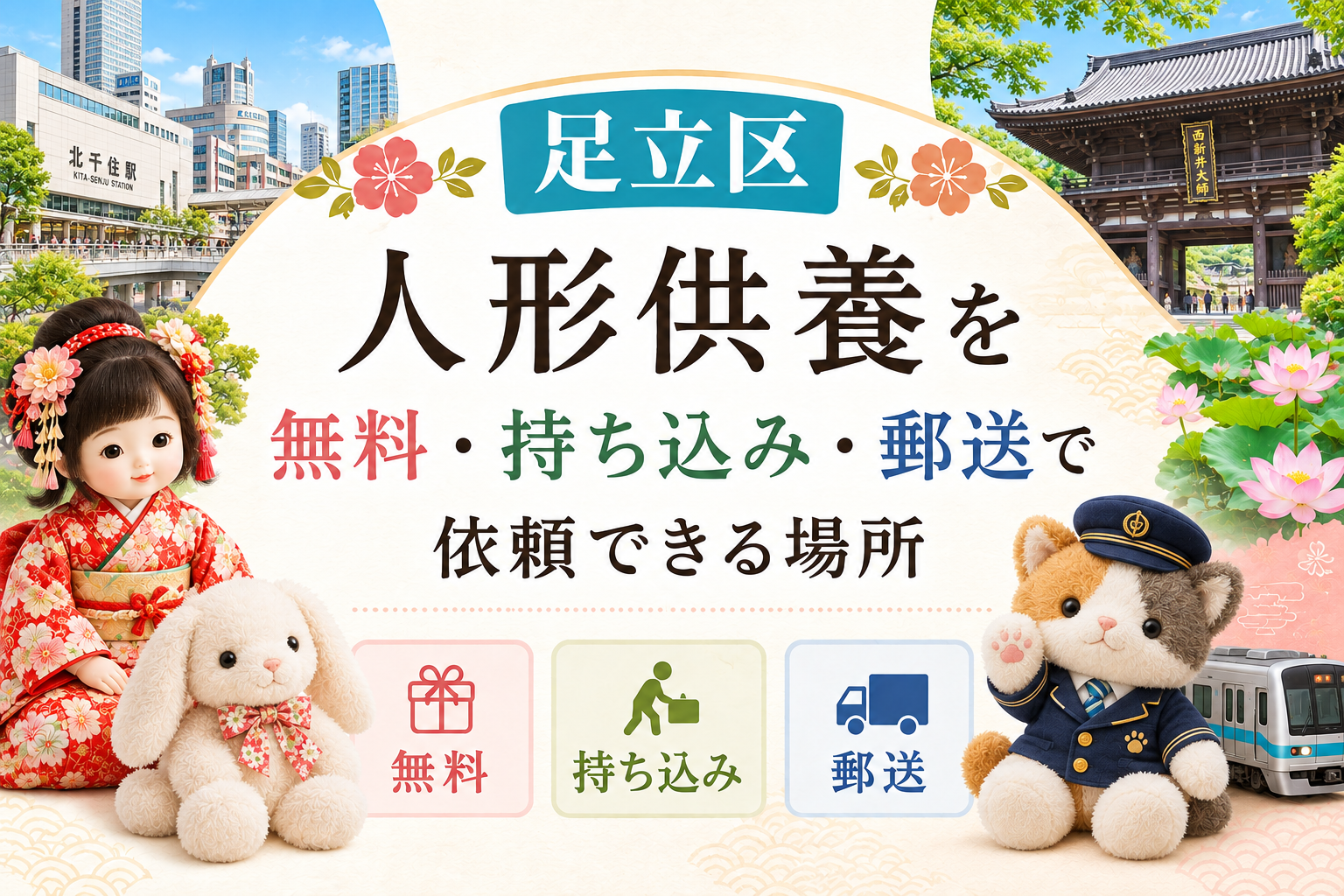 人形供養 足立区 無料 持ち込み 郵送 供養祭 有名